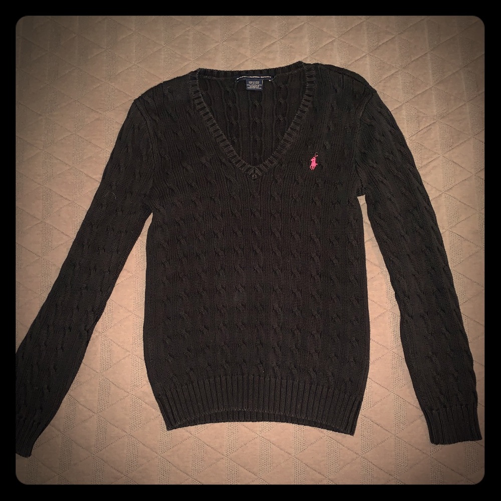 Black Ralph Loren sport sweater